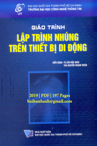 Giáo Trình Lập Trình Nhúng Trên Thiết Bị Di Động (NXB Đại Học Quốc Gia 2019) - Lâm Đức Khải