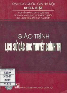 Giáo Trình Lịch Sử Các Học Thuyết Chính Trị (NXB Đại Học Quốc Gia 2009) - Nguyễn Đăng Dung, 631 Tran