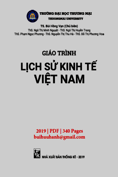 Giáo Trình Lịch Sử Kinh Tế Việt Nam (NXB Thống Kê 2019) - Bùi Hồng Vạn, 340 Trang