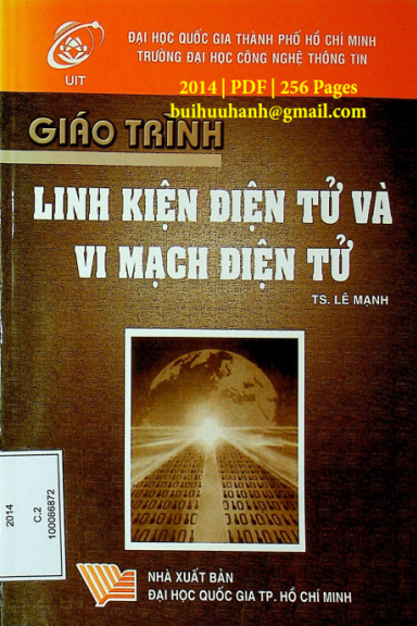 Giáo Trình Linh Kiện Điện Tử Và Vi Mạch Điện Tử (NXB Đại Học Quốc Gia 2014) - Lê Mạnh, 256 Trang