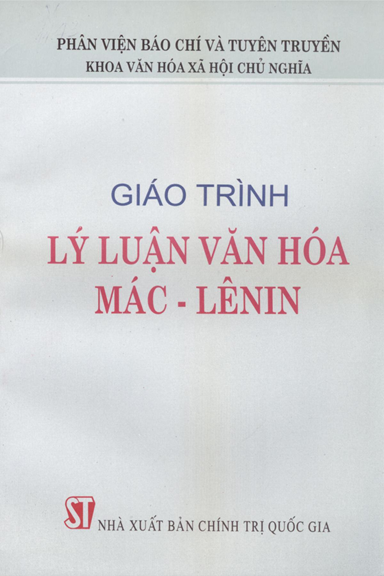 Giáo Trình Lý Luận Và Văn Hóa Mác-Lênin (NXB Chính Trị 2002) - Lương Quỳnh Khuê, 231 Trang