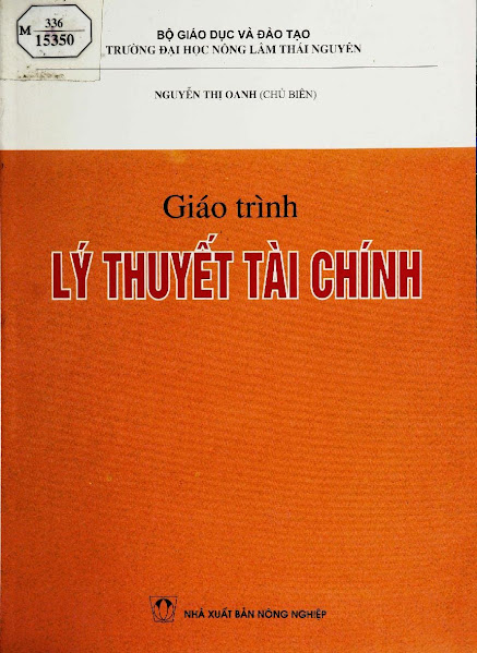 Giáo Trình Lý Thuyết Tài Chính (NXB Nông Nghiệp 2004) - Nguyễn Thị Oanh, 120 Trang