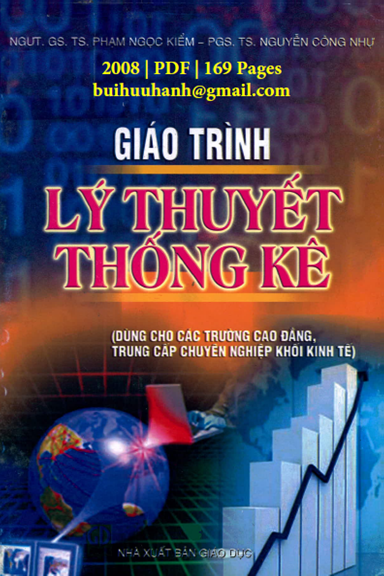 Giáo Trình Lý Thuyết Thống Kê (NXB Giáo Dục 2008) - Phạm Ngọc Kiểm, 168 Trang