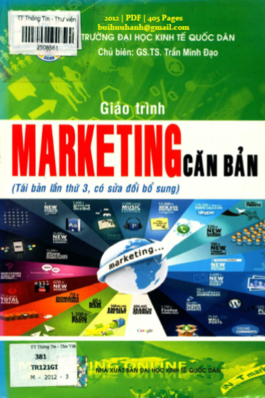 Giáo Trình Marketing Căn Bản (NXB Kinh Tế Quốc Dân 2012) - Trần Minh Đạo, 405 Trang