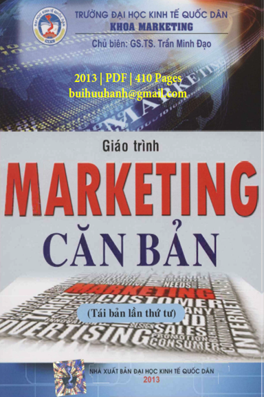 Giáo Trình Marketing Căn Bản (NXB Kinh Tế Quốc Dân 2013) - Trần Minh Đạo, 410 Trang