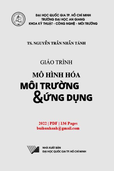 Giáo Trình Mô Hình Hóa Môi Trường Và Ứng Dụng (NXB Đại Học Quốc Gia 2022) - Nguyễn Trần Nhẫn Tánh