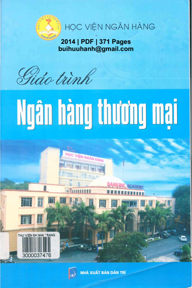 Giáo Trình Ngân Hàng Thương Mại (NXB Dân Trí 2014) - Tô Ngọc Hưng, 371 Trang