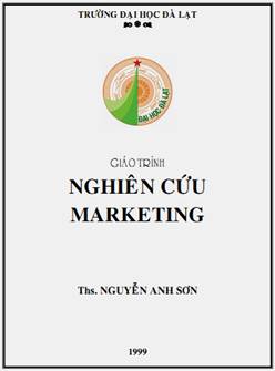 Giáo Trình Nghiên Cứu Marketing - Ths. Nguyễn Anh Sơn, 146 Trang