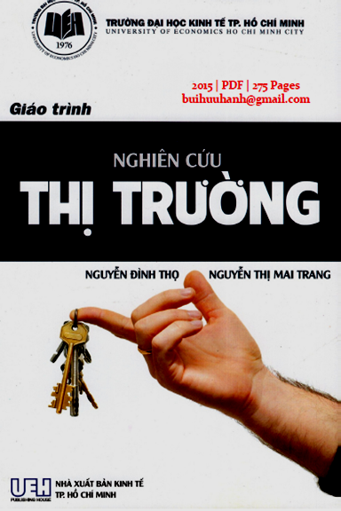 Giáo Trình Nghiên Cứu Thị Trường (NXB Kinh Tế 2015) - Nguyễn Đình Thọ, 275 Trang