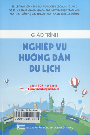 Giáo Trình Nghiệp Vụ Hướng Dẫn Du Lịch (NXB Thông Tin Truyền Thông 2023) - Lê Thái Sơn, 395 Trang
