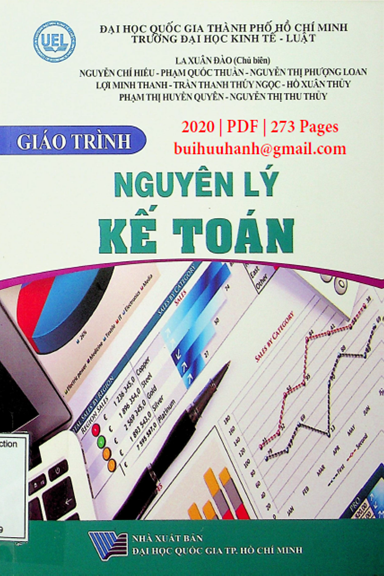 Giáo Trình Nguyên Lý Kế Toán (NXB Đại Học Quốc Gia 2020) - La Xuân Đào, 273 Trang