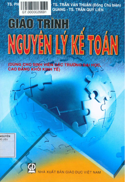 Giáo Trình Nguyên Lý Kế Toán (NXB Giáo Dục 2013) - Phạm Thành Long, 195 Trang