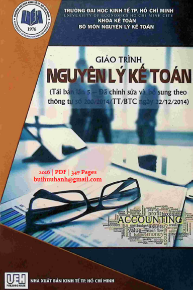 Giáo Trình Nguyên Lý Kế Toán (NXB Kinh Tế 2016) - Võ Văn Nhị, 347 Trang