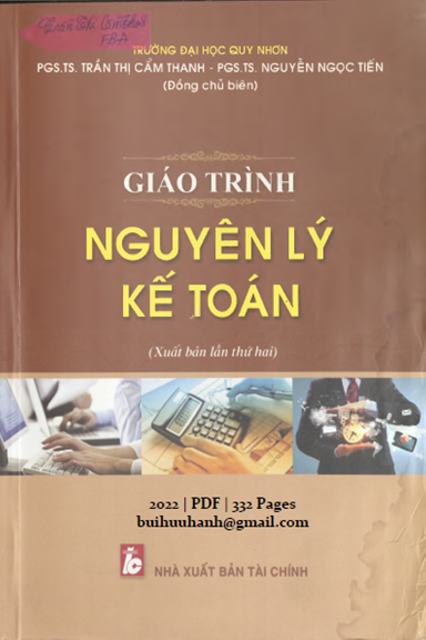Giáo Trình Nguyên Lý Kế Toán (NXB Tài Chính 2022) - Trần Thị Cẩm Thanh, 332 Trang