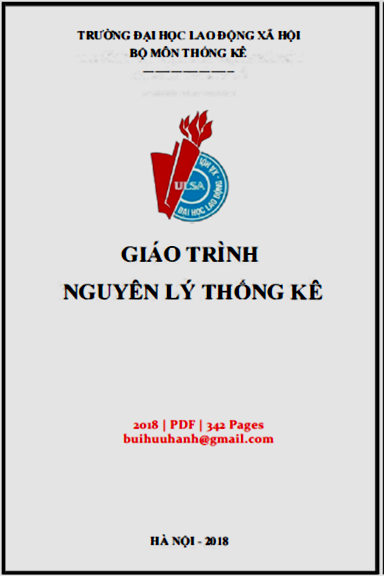 Giáo Trình Nguyên Lý Thống Kê (NXB Hà Nội 2018) - Phạm Ngọc Yến, 342 Trang