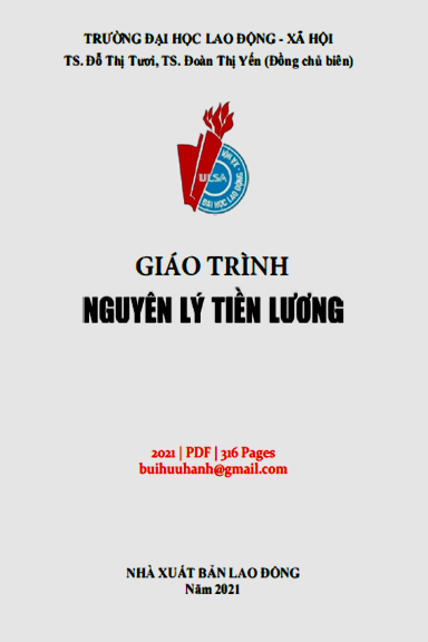 Giáo Trình Nguyên Lý Tiền Lương (NXB Lao Động 2021) - Đỗ Thị Tươi, 316 Trang