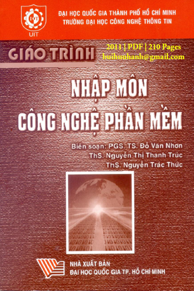 Giáo Trình Nhập Môn Công Nghệ Phần Mềm (NXB Đại Học Quốc Gia 2011) - Đỗ Văn Nhơn, 210 Trang