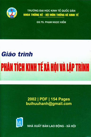 Giáo Trình Phân Tích Kinh Tế Xã Hội Và Lập Trình (NXB Lao Động Xã Hội 2002) - Phạm Ngọc Kiểm