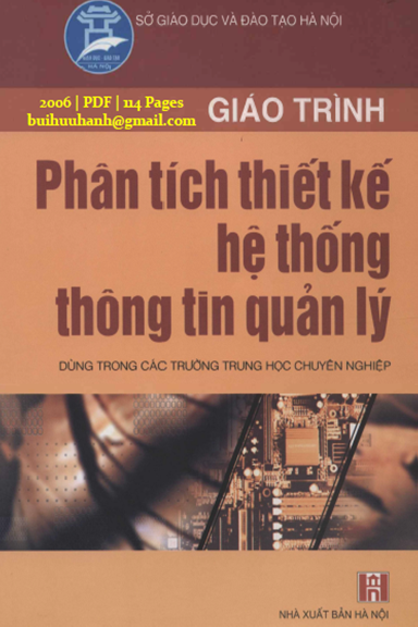 Giáo Trình Phân Tích Thiết Kế Hệ Thống Thông Tin Quản Lý (NXB Hà Nội 2006) - Phạm Minh Tuấn