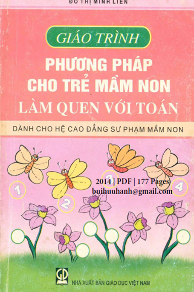 Giáo Trình Phương Pháp Cho Trẻ Mầm Non Làm Quen Với Toán (NXB Giáo Dục 2014) - Đỗ Thị Minh Liên