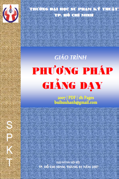 Giáo Trình Phương Pháp Giảng Dạy (NXB Đại Học Quốc Gia 2007) - Nguyễn Văn Tuấn, 181 Trang