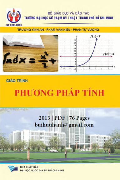 Giáo Trình Phương Pháp Tính (NXB Đại Học Quốc Gia 2013) - Trương Vĩnh An, 76 Trang