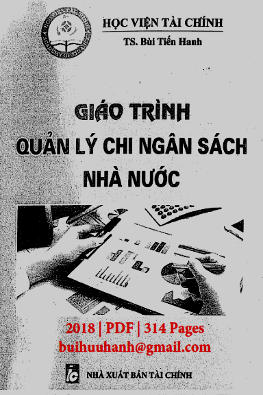 Giáo Trình Quản Lý Chi Ngân Sách Nhà Nước (NXB Tài Chính 2018) - Bùi Tiến Hanh, 314 Trang
