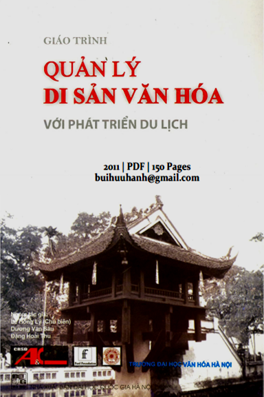 Giáo Trình Quản Lý Di Sản Văn Hóa Với Phát Triển Du Lịch (NXB Đại Học Quốc Gia 2011) - Lê Hồng Lý