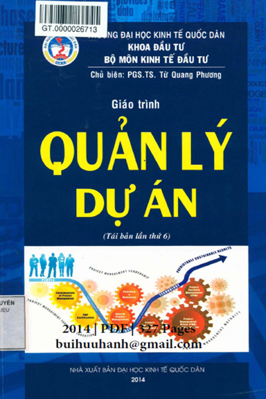 Giáo Trình Quản Lý Dự Án (NXB Kinh Tế Quốc Dân 2014) - Từ Quang Phương, 327 Trang