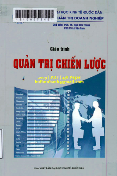Giáo Trình Quản Trị Chiến Lược (NXB Kinh Tế Quốc Dân 2009) - Ngô Kim Thanh, 438 Trang