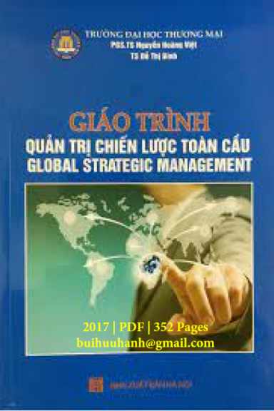 Giáo Trình Quản Trị Chiến Lược Toàn Cầu (NXB Hà Nội 2017) - Nguyễn Hoàng Việt, 352 Trang