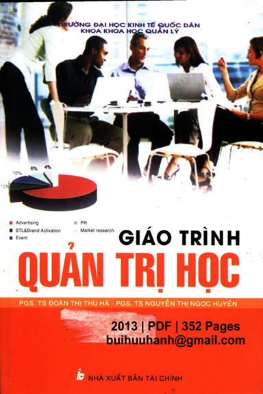 Giáo Trình Quản Trị Học (NXB Tài Chính 2013) - Đoàn Thị Thu Hà, 352 Trang