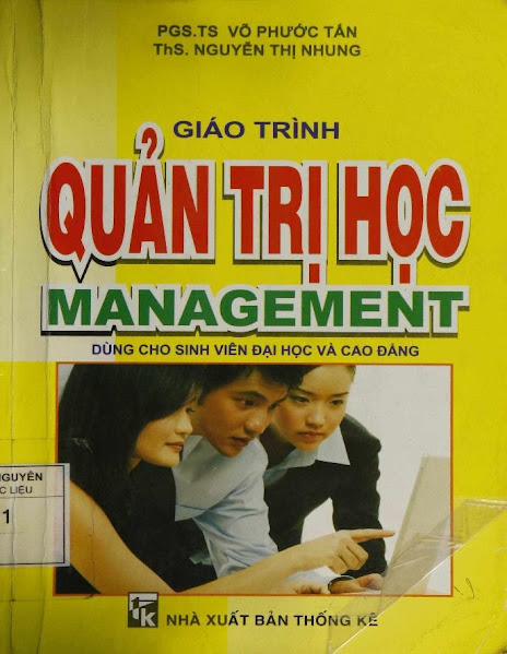 Giáo Trình Quản Trị Học (NXB Thống Kê 2008) - Võ Phước Tấn, 237 Trang
