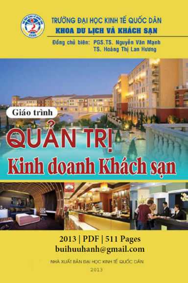 Giáo Trình Quản Trị Kinh Doanh Khách Sạn (NXB Kinh Tế Quốc Dân 2013) - Nguyễn Văn Mạnh, 512 Trang
