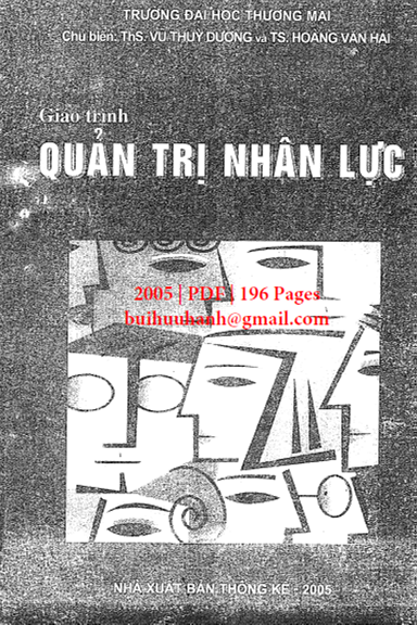 Giáo Trình Quản Trị Nhân Lực (NXB Thống Kê 2005) - Vũ Thùy Dương, 196 Trang
