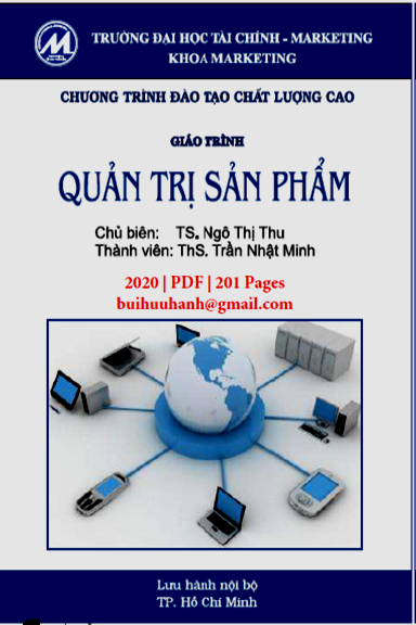 Giáo Trình Quản Trị Sản Phẩm (NXB Tài Chính Marketing 2020) - Ngô Thị Thu, 201 Trang