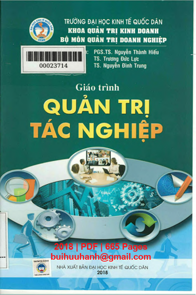 Giáo Trình Quản Trị Tác Nghiệp (NXB Kinh Tế Quốc Dân 2018) - Nguyễn Thành Hiếu, 665 Trang