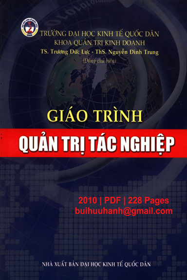 Giáo Trình Quản Trị Tác Nghiệp (NXB Kinh Tế Quốc Dân 2010) - Trương Đức Lực, 448 Trang