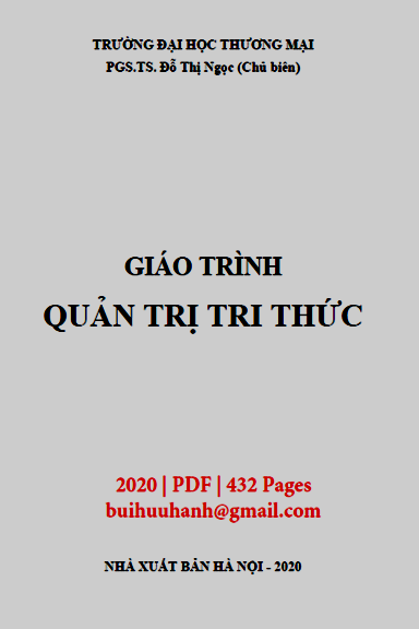 Giáo Trình Quản Trị Tri Thức (NXB Hà Nội 2020) - Đỗ Thị Ngọc, 432 Trang
