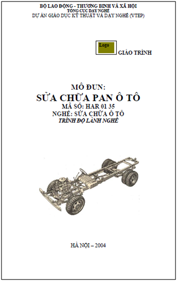 Giáo Trình Sửa Chữa PAN Ôtô (NXB Hà Nội 2004) - Nhiều Tác Giả, 67 Trang