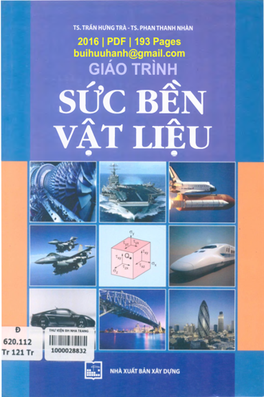 Giáo Trình Sức Bền Vật Liệu (NXB Xây Dựng 2016) - Trần Hưng Trà, 193 Trang