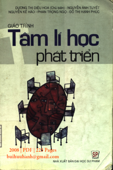 Giáo Trình Tâm Lí Học Phát Triển (NXB Đại Học Sư Phạm 2008) -  Dương Thị Diệu Hoa, 223 Trang