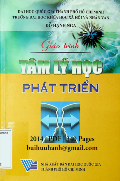 Giáo Trình Tâm Lý Học Phát Triển (NXB Đại Học Quốc Gia 2014) - Đỗ Hạnh Nga, 340 Trang