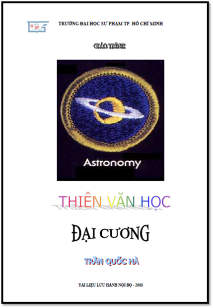 Giáo Trình Thiên Văn Học Đại Cương (NXB Đại Học Sư Phạm 2003) - Trần Quốc Hà, 156 Trang