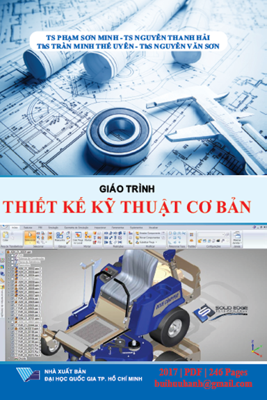 Giáo Trình Thiết Kế Kỹ Thuật Cơ Bản (NXB Đại Học Quốc Gia 2017) - Phạm Sơn Minh, 246 Trang