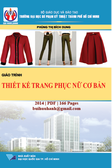 Giáo Trình Thiết Kế Trang Phục Nữ Cơ Bản (NXB Đại Học Quốc Gia 2014) - Phùng Thị Bích Dung 166 Trang