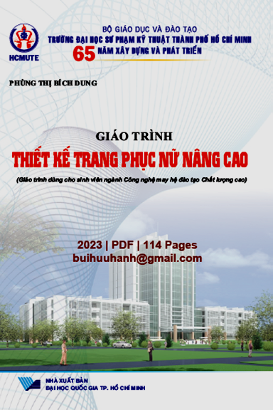 Giáo Trình Thiết Kế Trang Phục Nữ Nâng Cao (NXB Đại Học Quốc Gia 2023) - Phùng Thị Bích Dung