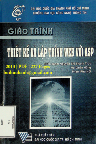 Giáo Trình Thiết Kế Và Lập Trình Web Với ASP (NXB Đại Học Quốc Gia 2013) - Nguyễn Thị Thanh Trúc
