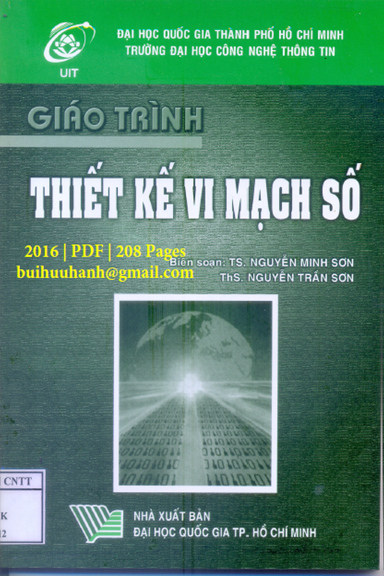 Giáo Trình Thiết Kế Vi Mạch Số (NXB Đại Học Quốc Gia 2016) - Nguyễn Minh Sơn, 208 Trang