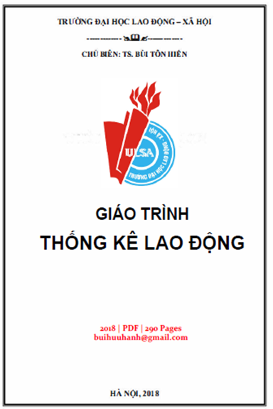 Giáo Trình Thống Kê Lao Động (NXB Hà Nội 2018) - Bùi Tôn Hiến, 290 Trang
